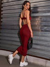 ICON Ruched Bust Cutout Bodycon Dress