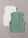 EZwear 2 Pack Rib knit Tank Top