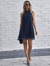 Tie Back Swiss Dot Dress