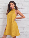 Tie Back Swiss Dot Dress