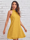 Tie Back Swiss Dot Dress