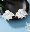 1pair Fashionable Exaggerated European & American Style Floral Element Party Daily Wear Gold Earrings