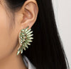 Rhinestone Wing Stud Earring