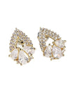 1pair Simple Style Diamond-Inlaid Earrings For Women, Daily Matching