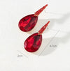 Rhinestone Water Drop Decor Earring