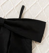 Young girl cold shoulder fold P leated details Blouse
