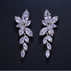 Elegant For Women Chandelier Cubic Zirconia Crystal Bridal Earring For Wedding