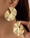 1 Pair Solid Color Zinc Alloy Twisted Design Formal Earrings