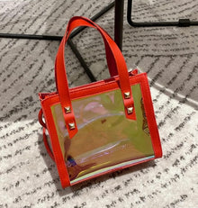  Girls Fashion Trendy Portable Crossbody Laser Bag Jelly