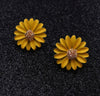 2pairs Flower Stud Earrings