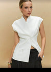 Women's Elegant Commuting Solid Color Double-Breasted Thin Blazer