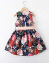 GIRLS Toddler Girls Allover Floral Print Belted Dress