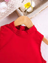 GIRLS Young Girl Fuzzy Trim Tank Dress