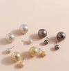 3pairs Round Ball Design Earring Jackets