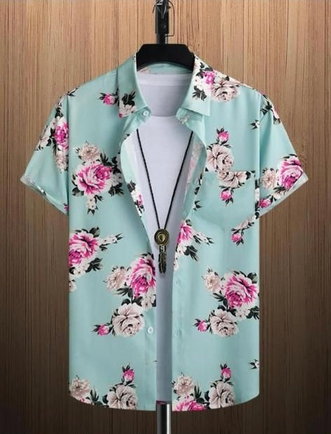 MALE FLORAL PRINT SHIRT