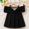 Young girl cold shoulder fold P leated details Blouse