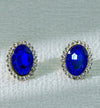 1 Pair Sapphire Stud Earring