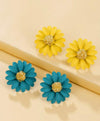 2pairs Flower Stud Earrings