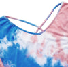 SweatyRocks Women's Tie Dye Print Long Sleeve Cropped T-Shirt