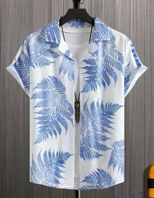  MALE PLANT PRINT SHIRT