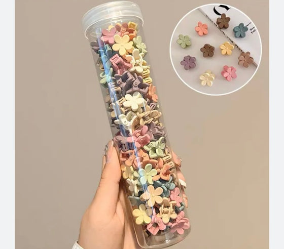 50pcs/set Cute Hair Claws Small Size Mini Hair Clip