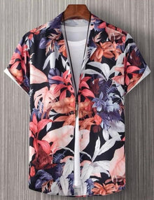  MALE FLORAL PRINT SHIRT