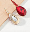 Rhinestone Water Drop Decor Earring