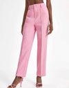 X Oxana Solid High Waist Suit Pants