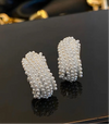 1pair Elegant Faux Pearl Stud Earrings