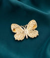 Rhinestone Butterfly Design Brooch