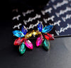 Tiara Coloured Rhinestone EARRING
