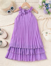 GIRLS Kids Cooltwn Toddler Girl's Pleated Elegant Party Princess Dress