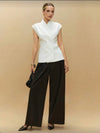 Women's Elegant Commuting Solid Color Double-Breasted Thin Blazer