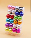12pairs Faux Pearl Decor Earrings