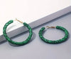 1pair Party & Daily Wear Fashionable Colorful Shiny Round Circle Statement Earrings For Women
