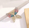 1pc Rhinestone Butterfly Brooch Pin, Suitable For Autumn/Winter Coat Decoration