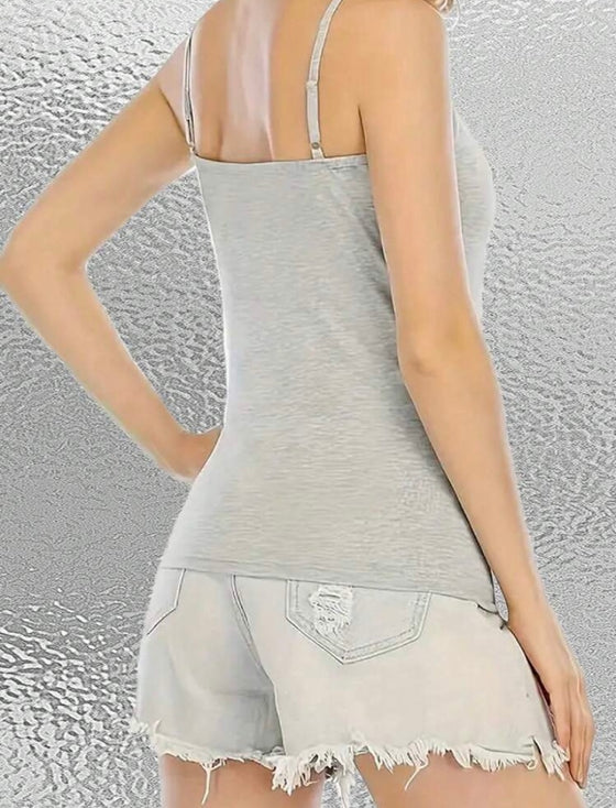 Fashion Solid Color Sling Camisole