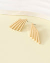 1pair Metallic Minimalist Bohemian Style Fringe Threader Earrings