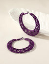 Hollow Out Hoop Earrings