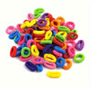 100pcs Rainbow Multi Colors Girls Hair Band
