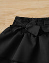 Kids EVRYDAY Young Girl Bow Front Layer Hem Skirt