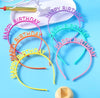 6pcs Birthday Headband For Children