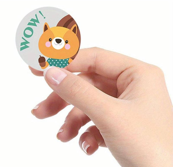 500pcs Cute Little Animal Cartoon Reward Stickers