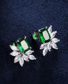 1 Pair Gorgeous Cubic Zirconia Stud Earrings