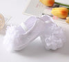 Baby Shoes & Headband Set, Flower Pattern Princess Style, Perfect For Birthday Party Decoration, Ages 0-6Months