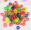 100pcs Elastic Colorful Hair Tie Sets, Cute Hair Accessories For Girls, Ideal choice for Gifts