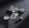 Minimalist Earrings Wedding Accessories Zircon Stud Earring Women Jewelry