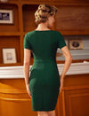 Vintage Elegant Women's Bodycon Pencil Dress