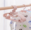 20pcs Pink Baby Clothes Storage Plastic Hangers, Kid Clothes Drying Racks, Durable Anti-slip Clothes Drying Racks, Household Storage Organization For Bathroom, Bedroom, Closet, Wardrobe, Home, Dorm