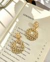 1pair European & American Style All-Match Dangle Earrings
